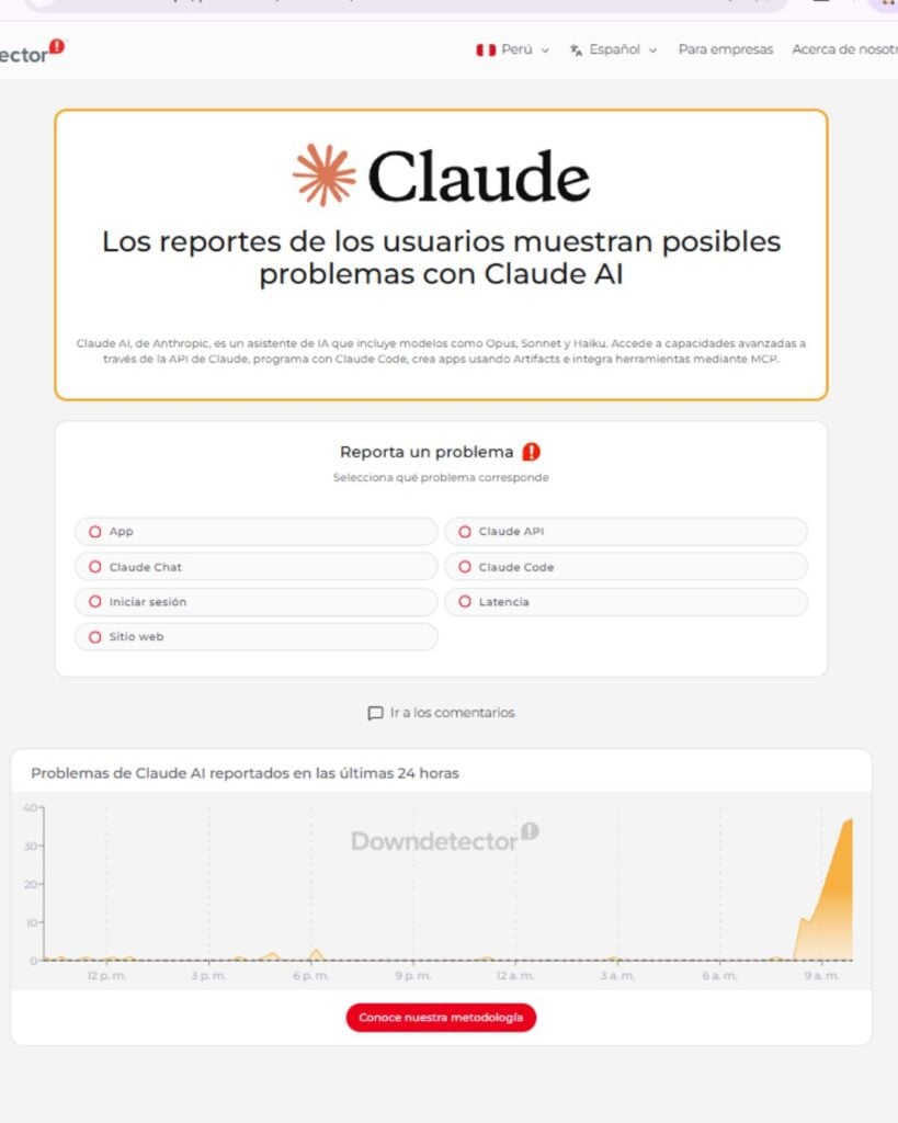 Caída de ChatGPT y Claude: usuarios reportan fallos en los servicios de IA 3 Diseno sin titulo 9