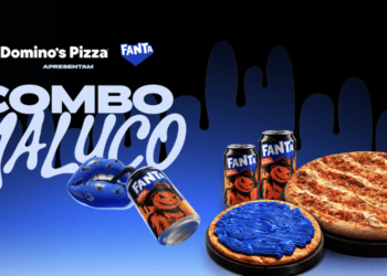 Dominos lanza una pizza que tine la boca