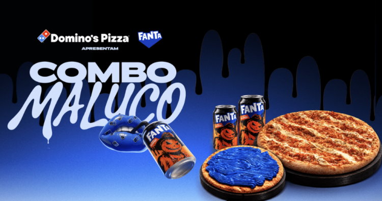Dominos lanza una pizza que tine la boca