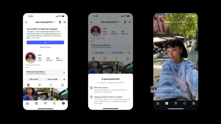 Instagram reducirá el alcance de perfiles creados con IA que no se identifiquen como tales 1 Instagram reducira visibilidad de perfiles de personas creadas con IA