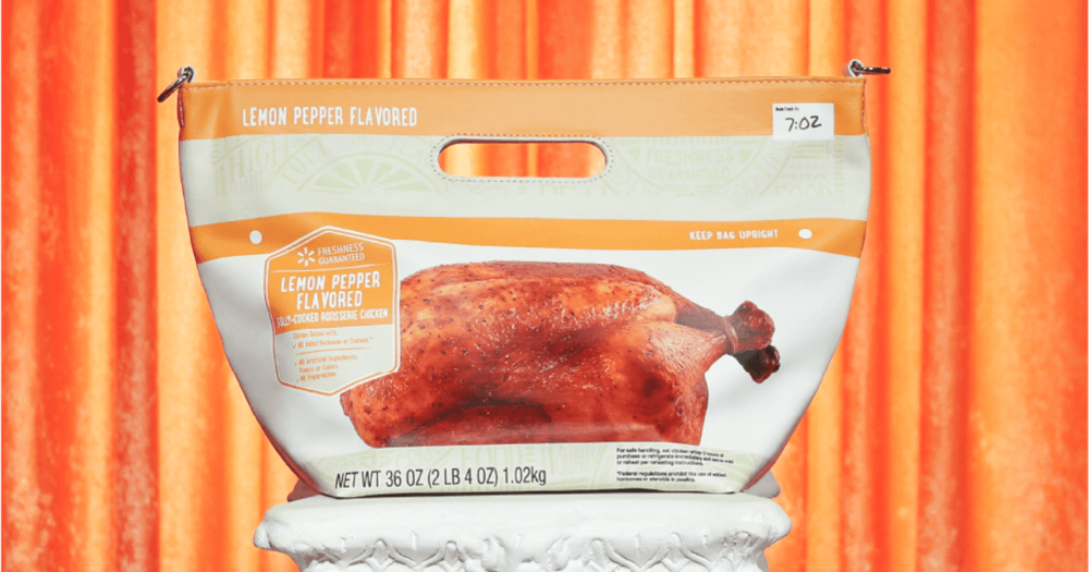 Walmart convierte su pollo rostizado en una cartera de edición limitada 3 Portada 2