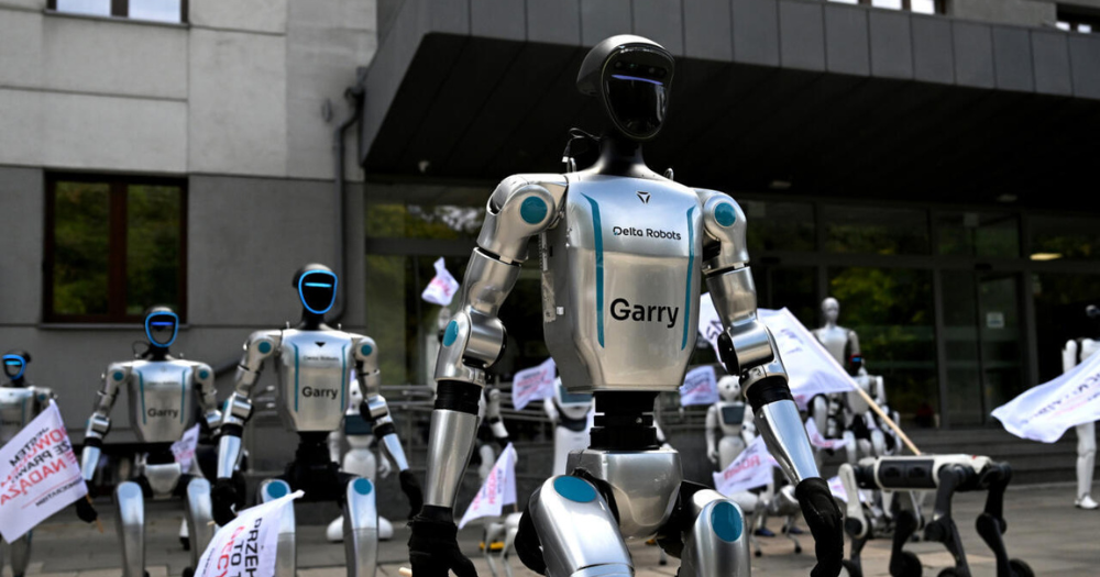 Robots salen a las calles de Varsovia para pedir regulación de la IA 2 ¿Por qué 30 robots protestaron en las calles de Varsovia?