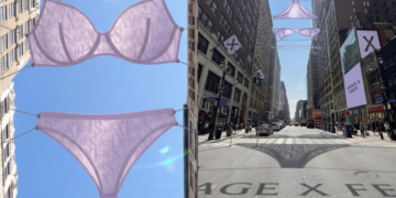 Savage X Fenty proyecta sombras de lencería gigante sobre las calles de Nueva York 3 Savage X Fenty proyecta sombras de lencería gigante sobre las calles de Nueva York