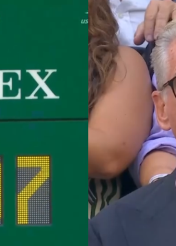 El agente 007 aparece en el minuto 007 durante la final del US Open