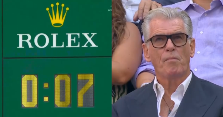 El agente 007 aparece en el minuto 007 durante la final del US Open 1 El agente 007 aparece en el minuto 007 durante la final del US Open