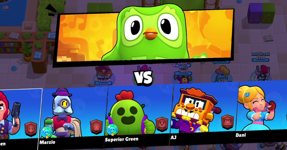 Duo invade Brawl Stars: así será la colaboración con Duolingo 3 Duo pasa de enseñar idiomas a atacar a los jugadores en Brawl Stars
