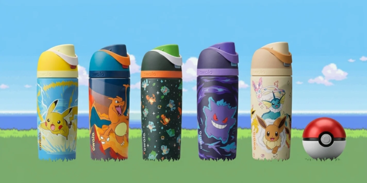 Owala y Pokémon se unen en una colección de botellas edición limitada
