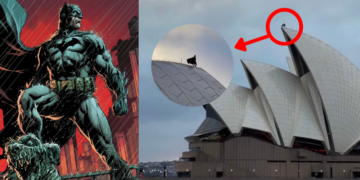 Batman apareció sobre la Ópera de Sídney por el Batman Day 2 Batman apareció sobre la Ópera de Sídney por el Batman Day