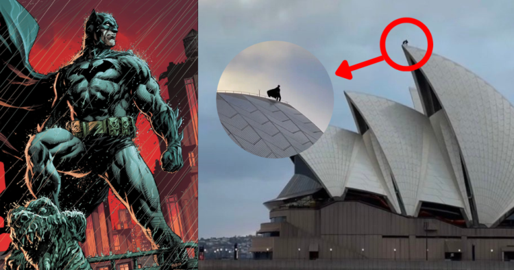 Batman apareció sobre la Ópera de Sídney por el Batman Day 1 Batman apareció sobre la Ópera de Sídney por el Batman Day