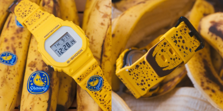 BAIT y G-Shock lanzan un reloj inspirado en una plátano