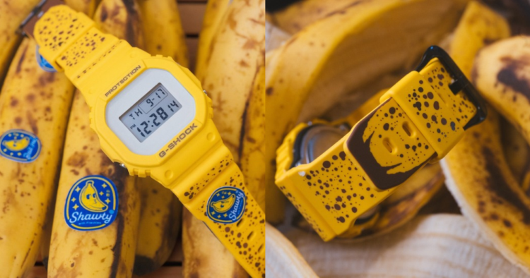 BAIT y G-Shock lanzan un reloj inspirado en una plátano 1 BAIT y G-Shock lanzan un reloj inspirado en una plátano