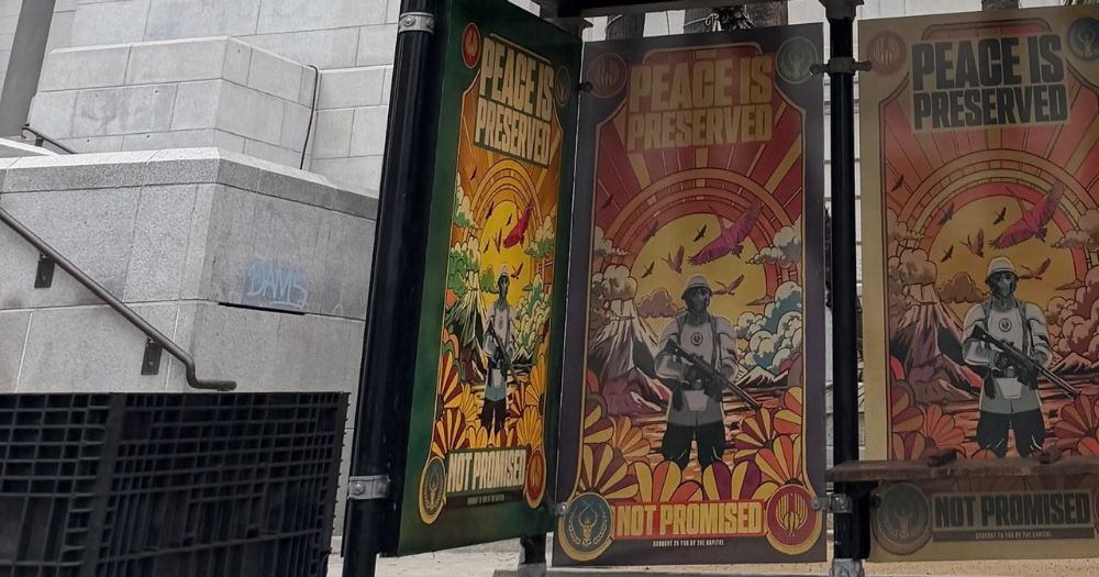 "Los Juegos del Hambre" lleva la propaganda del Capitolio a las calles 4 Una campaña que adelanta el estreno