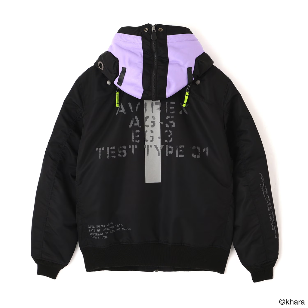 Evangelion x AVIREX presenta chaquetas inspiradas en EVA-01, EVA-02 y Mark.06 4 image 258