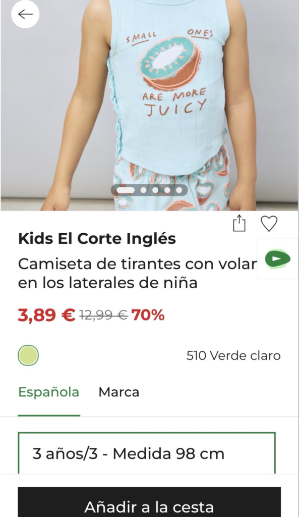 El Corte Inglés retira una camiseta infantil tras la polémica por el mensaje "Small ones are more juicy" 2 image 76