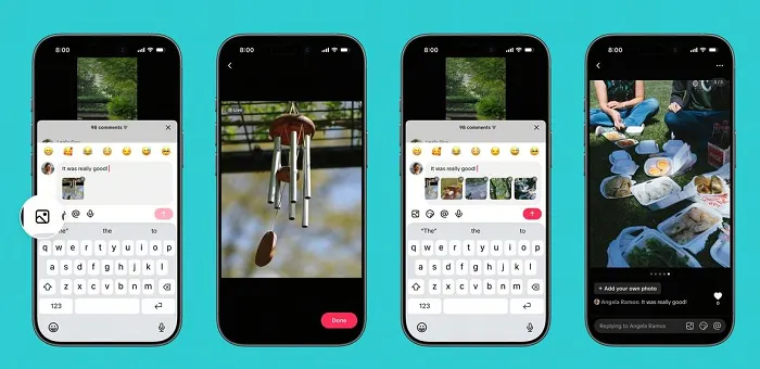 TikTok ahora permite comentar con audios, encuestas, carruseles y fotos 4 TikTok ahora permite comentar con audios, encuestas, carruseles y fotos.