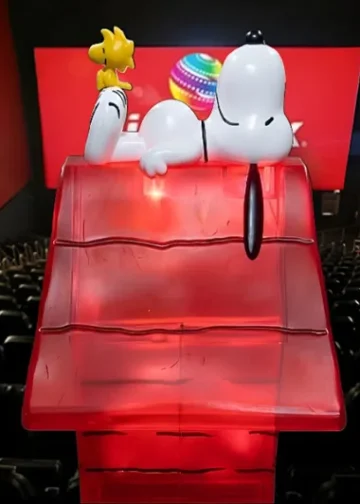 snoopy palomera cinemex foto especial