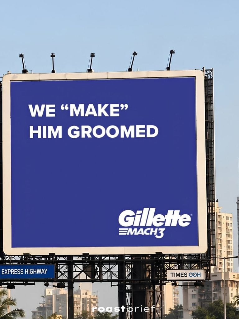Jeevansathi y Gillette convierten dos vallas publicitarias en una sola historia de amor 3 Jeevansathi y Gillette convierten dos vallas publicitarias en una sola historia de amor.