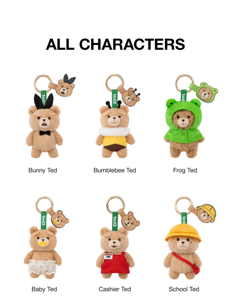 Pop Mart convierte al irreverente oso Ted en una adorable colección de peluches 2 Pop Mart convierte al irreverente oso Ted en una adorable colección de peluches.