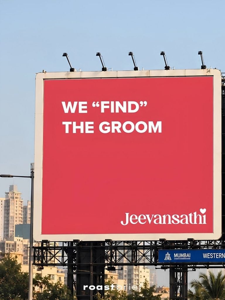 Jeevansathi y Gillette convierten dos vallas publicitarias en una sola historia de amor 2 Jeevansathi y Gillette convierten dos vallas publicitarias en una sola historia de amor.
