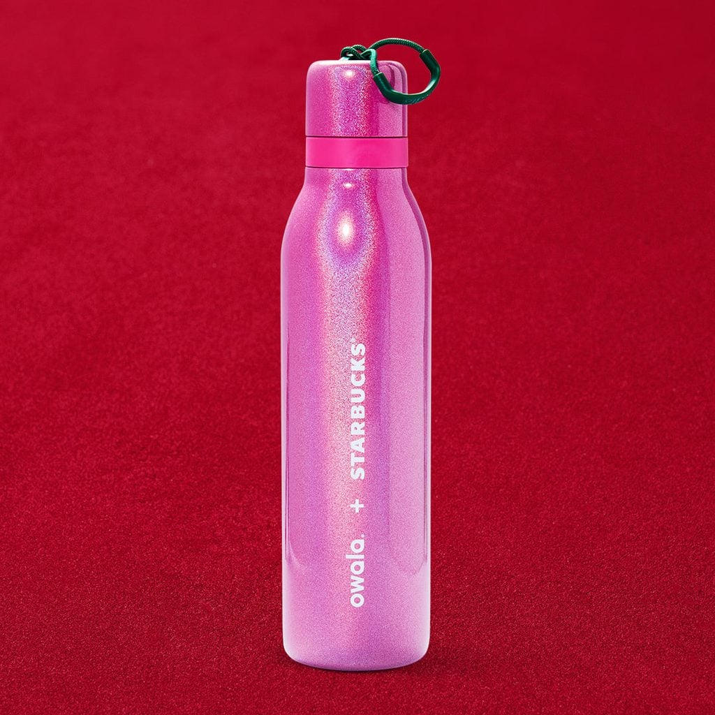 Starbucks presenta su nueva colección navideña: ¿qué productos incluye? 3 11190652 BOTTLE SS OWALA PINK SHIMMER 24OZ 7658