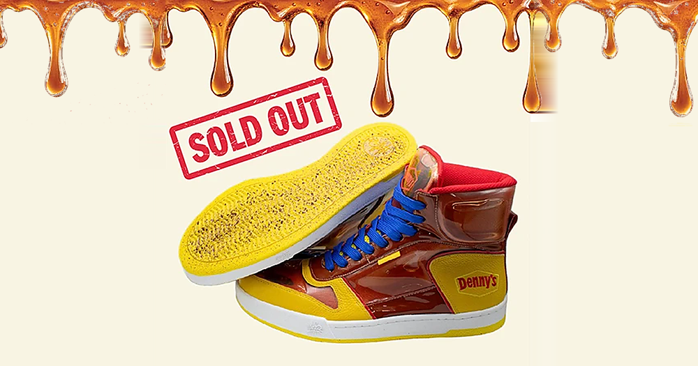 Denny’s lanza zapatillas con jarabe de maple real en su interior: así son las Sticky Kicks 2.0 4 2 5