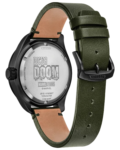 Citizen x Marvel: así lucen los relojes de Hulk, Black Panther, Capitán América y Doctor Doom 12 Avengers Dr. Doom image number 2