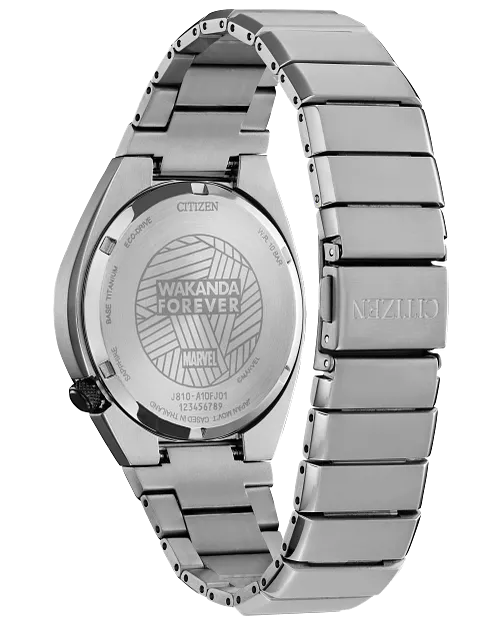 Citizen x Marvel: así lucen los relojes de Hulk, Black Panther, Capitán América y Doctor Doom 6 Black Panther image number 2