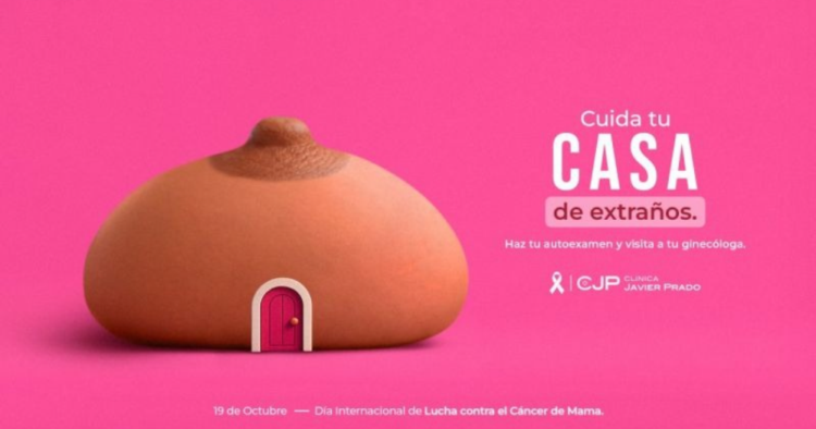 Clínica Javier Prado presenta campaña de prevención del cáncer de mama con una analogía sobre el hogar 1 Campana concientiza sobre el cancer de mama