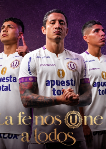 MercadoNegro 34 Universitario une fe y fútbol en su nueva camiseta dedicada al Señor de los Milagros