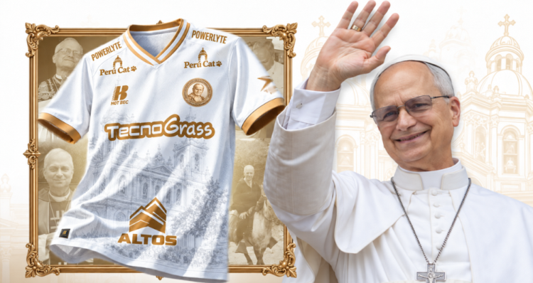Juan Pablo II presenta una camiseta conmemorativa dedicada al papa León XIV 1 Juan Pablo II presenta una camiseta conmemorativa dedicada al papa León XIV