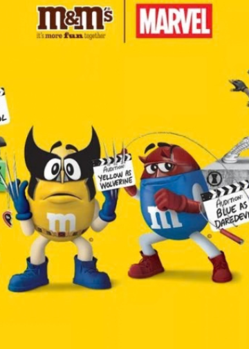 MercadoNegro 33 M&M’S x Marvel lanza empaques de superhéroes y villanos por el estreno de "Avengers: Doomsday"