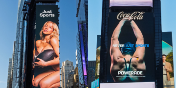 Powerade responde a polémica de Sydney Sweeney con una campaña en Times Square 2 Powerade responde a polémica de Sydney Sweeney con una campaña en Times Square