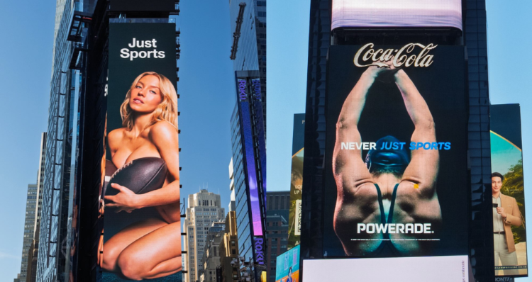 Powerade responde a polémica de Sydney Sweeney con una campaña en Times Square 1 Powerade responde a polémica de Sydney Sweeney con una campaña en Times Square