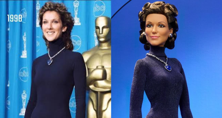 Céline Dion tiene su propia Barbie: Mattel recrea su icónico look de los Óscar de 1998 1 Céline Dion tiene su propia Barbie: Mattel recrea su icónico look de los Óscar de 1998