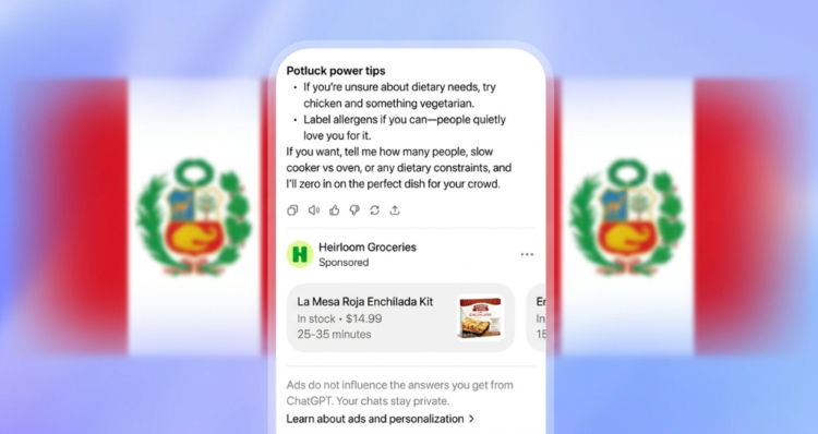 ChatGPT Ads llega a Perú: qué cambia para las marcas y los usuarios 1 ChatGPT Ads llega a Perú: qué cambia para las marcas y los usuarios