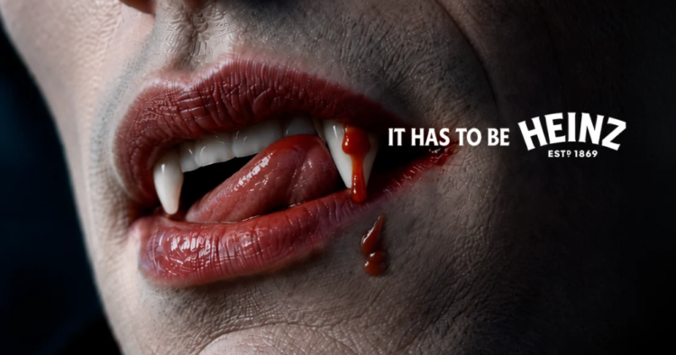 Spec ad imagina que ni las criaturas más aterradoras se resisten al sabor de Heinz 1 Spec ad