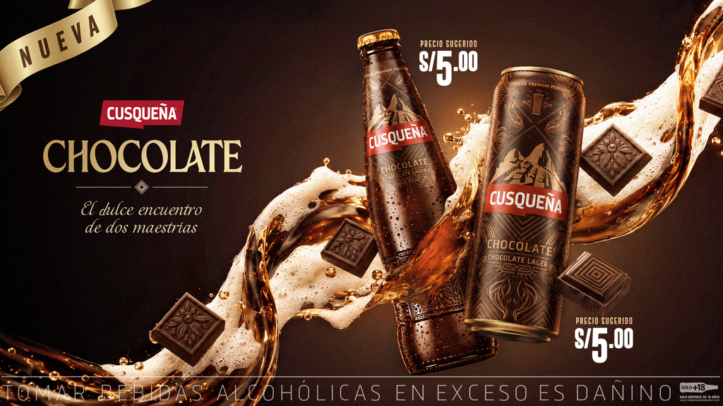Ejecutiva de Backus reveló Cusqueña Sabor Chocolate antes de su lanzamiento y agitó las redes 2 KV TRADE CHOCOLATE 1