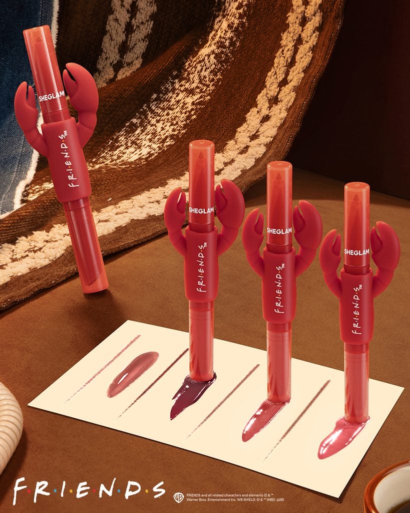 "Friends" llega a Sheglam: esto es lo que incluye su nueva colección de maquillaje 4 LABIALES FRIENDS