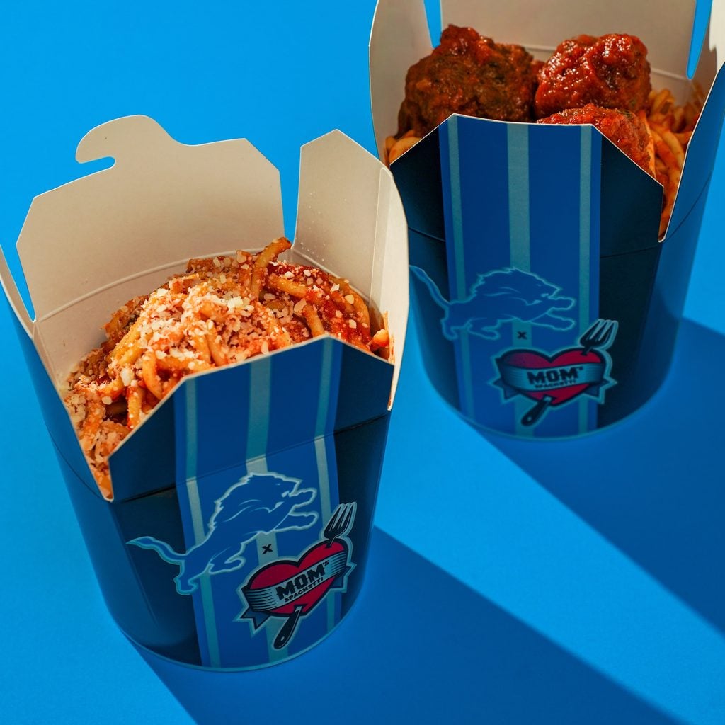 Moms Spaghetti has officially arrived at Ford Field