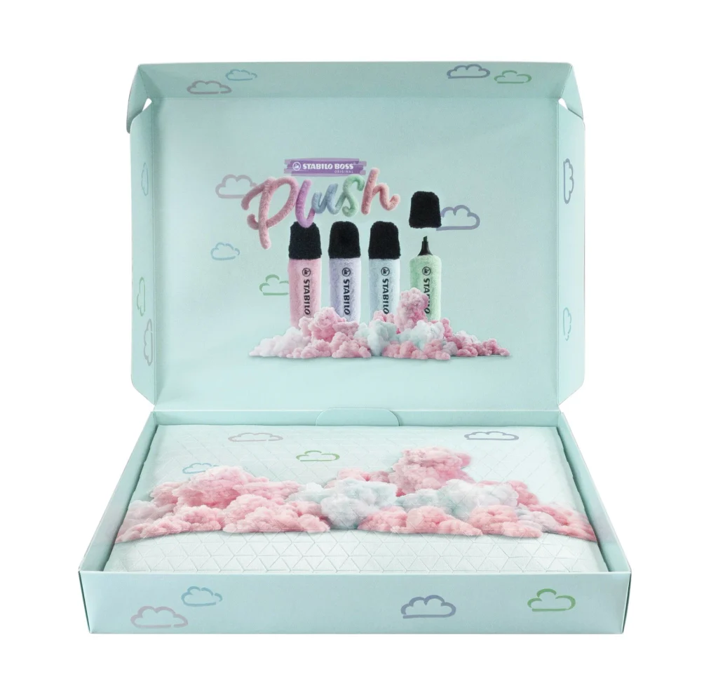 Stabilo lanza colección de marcadores con cubierta de peluche 6 ON7041105 package openinside cs