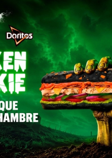 MercadoNegro 22 Subway lanza un pan negro por Halloween en México con su nuevo Chicken Frankie