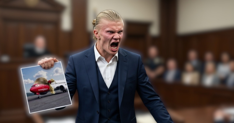 Erling Haaland demanda a una aerolínea noruega por usar su imagen en una campaña