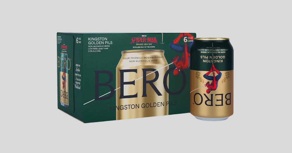Spider-Man regresa a las latas de BERO, la cerveza sin alcohol de Tom Holland 3 Las latas de Spider-Man regresan tras agotarse en dos semanas