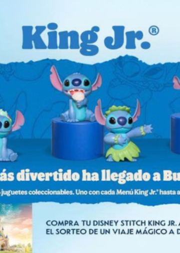 Stitch llega a Burger King con seis juguetes coleccionables desde 4,95 euros