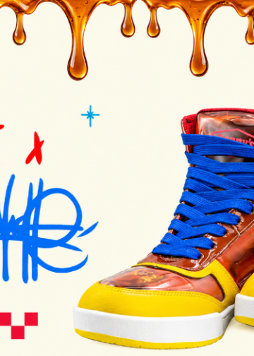MercadoNegro 23 Denny’s lanza zapatillas con jarabe de maple real en su interior: así son las Sticky Kicks 2.0