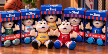 Dr. Simi y la NBA lanzan peluches con uniformes de los Lakers, Bulls y otros equipos