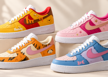 Winnie the Pooh y sus amigos inspiran una colección de zapatillas pintadas a mano