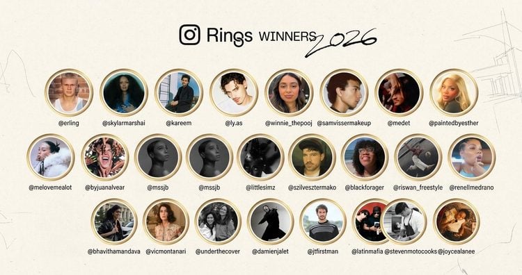 Portada instagram rings