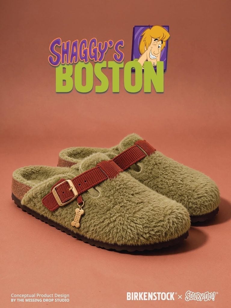 Scooby-Doo inspira una colección conceptual de Birkenstock que se viraliza en TikTok 3 SHAGGY BOSTON 768x1024 1