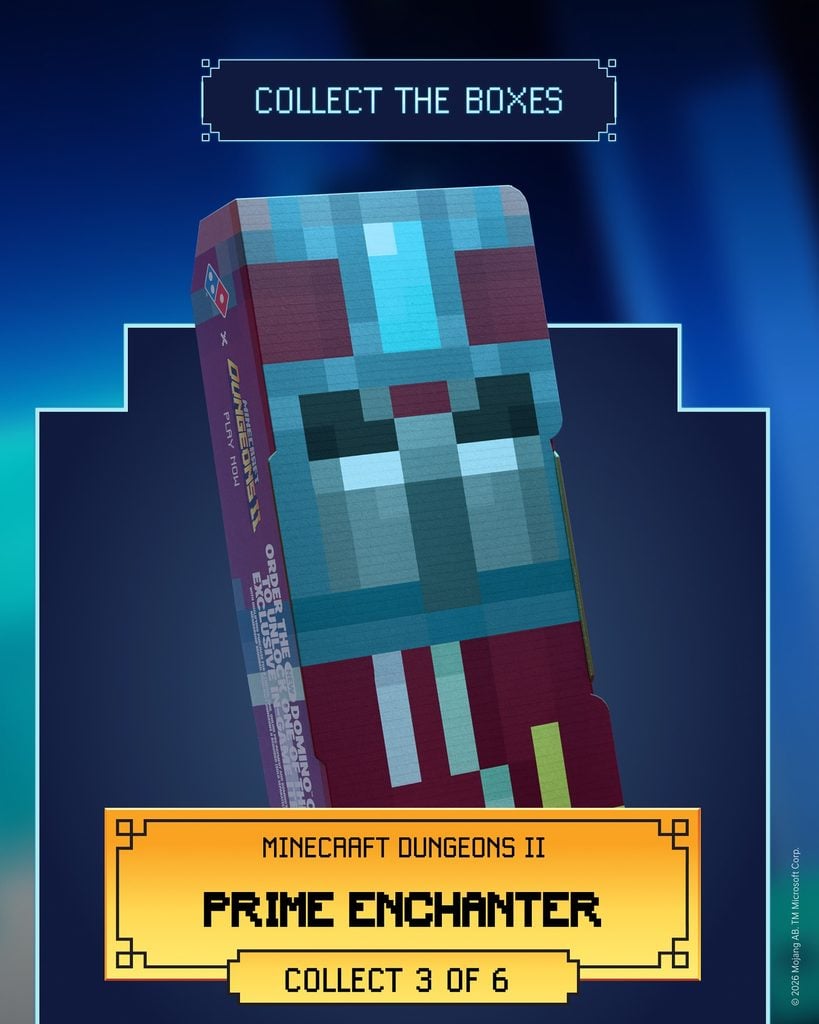 Domino’s x Minecraft Dungeons II: así es la colaboración con cajas coleccionables y recompensas del videojuego 3 SaveClip.App 858736985 18650278522047113 1994918806912284734 n